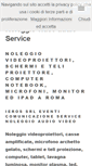 Mobile Screenshot of noleggiovideoproiettoriroma.it